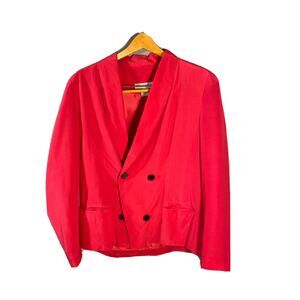 David Hollis 100%‎ silk Blazer pink size 8